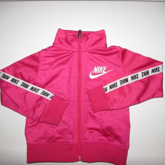 NIKE Pink Sweat Jacket Toddler Size 3T Gym Coat - Picture 2 of 9